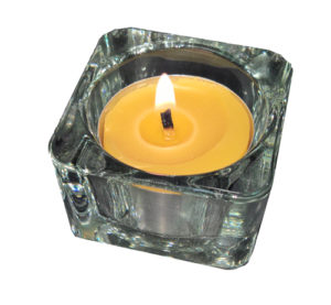 tealight with glass
