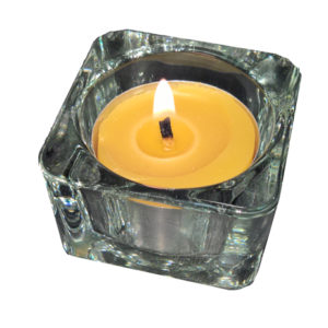 tealight with glass