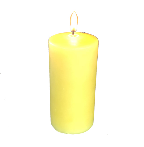 2.5 x 5 pillar candle